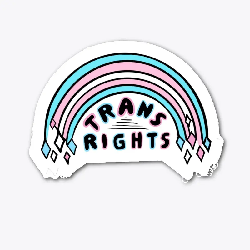 Trans Rights Rainbow